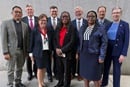 Members of the 2024-2028 Judicial Council are (front row, from left) the Rev. Jonathan Ulanday; the Rev. Susan Henry-Crowe, president; the Rev. Angela Brown, secretary; and Molly Hlekani Mwayera; (back row, from left) Bill Waddell; Andrew Vorbrich; the Rev. Øyvind Helliesen; the Rev. Luan-Vu Tran; and Harriett Olson. The Judicial Council released decisions Oct. 29. Photo by Linda Bloom, UM News.