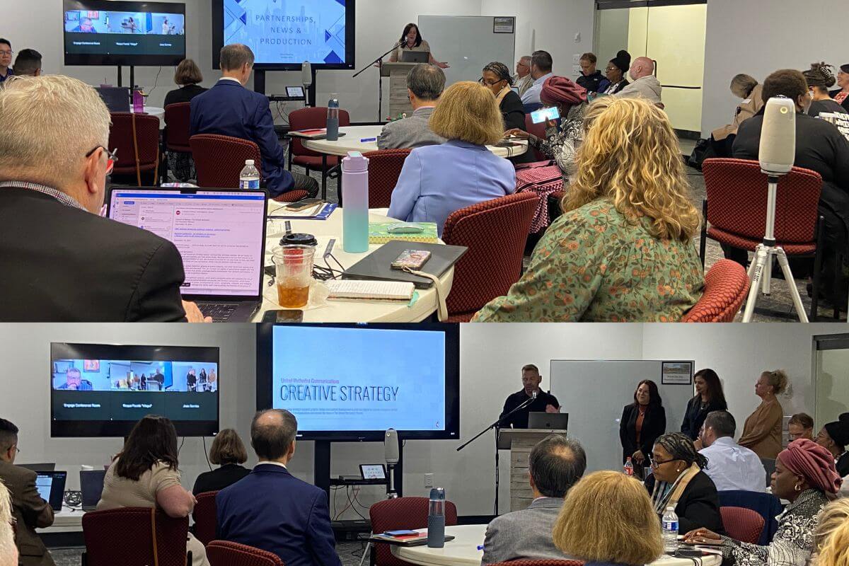 Team highlights and the new strategic plan were presented to the board.  (Photos by Stacey Hagewood.)