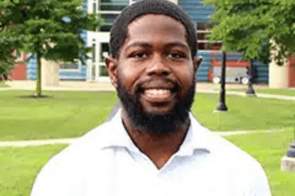 Denmar Williams, Edith Allen Scholarship, UM Allocation Award recipient and a student at Bethune Cookman University, shares his story. Photo courtesy of The UMC's General Board of Higher Education and Ministry.