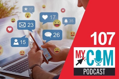 MyCom Podcast episode 107 Cover for MyCom Podcast episode 107: Church social media