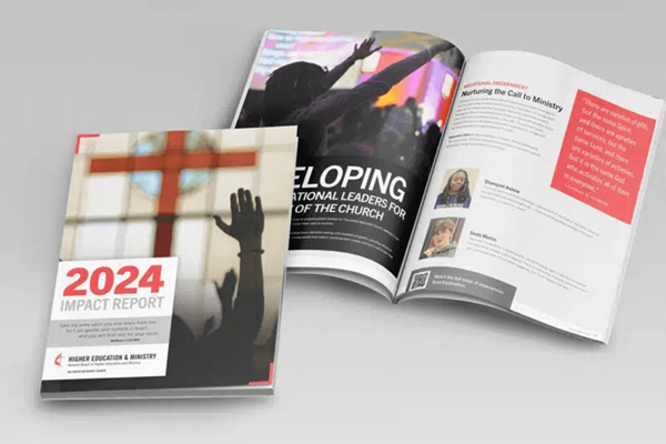 The General Board of Higher Education and Ministry (GBHEM) of The United Methodist Church released its 2024 Impact Report. Photo courtesy of GBHEM.