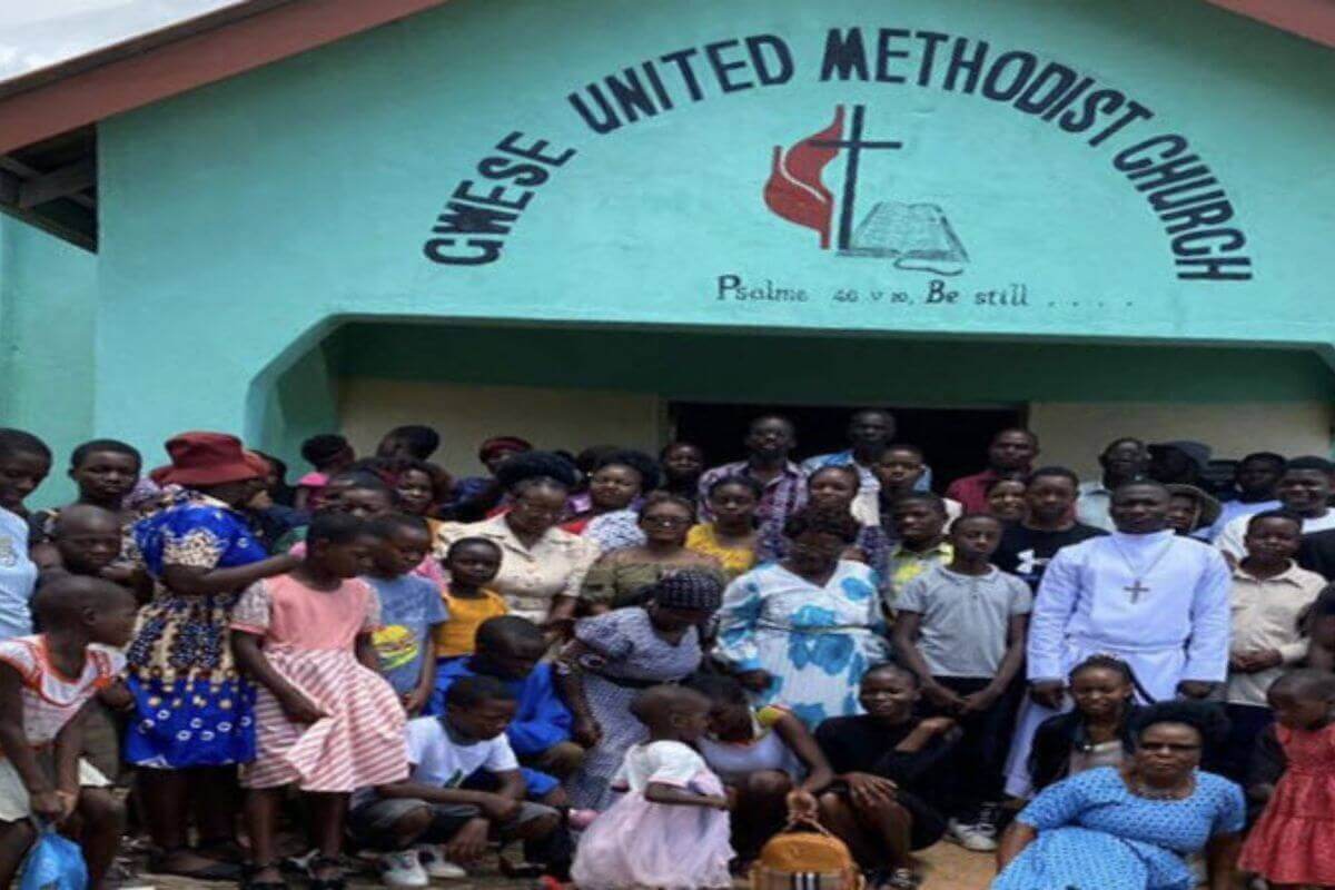 King David United Methodist Youth take action visiting Gwese Circuit and extending support and community help.