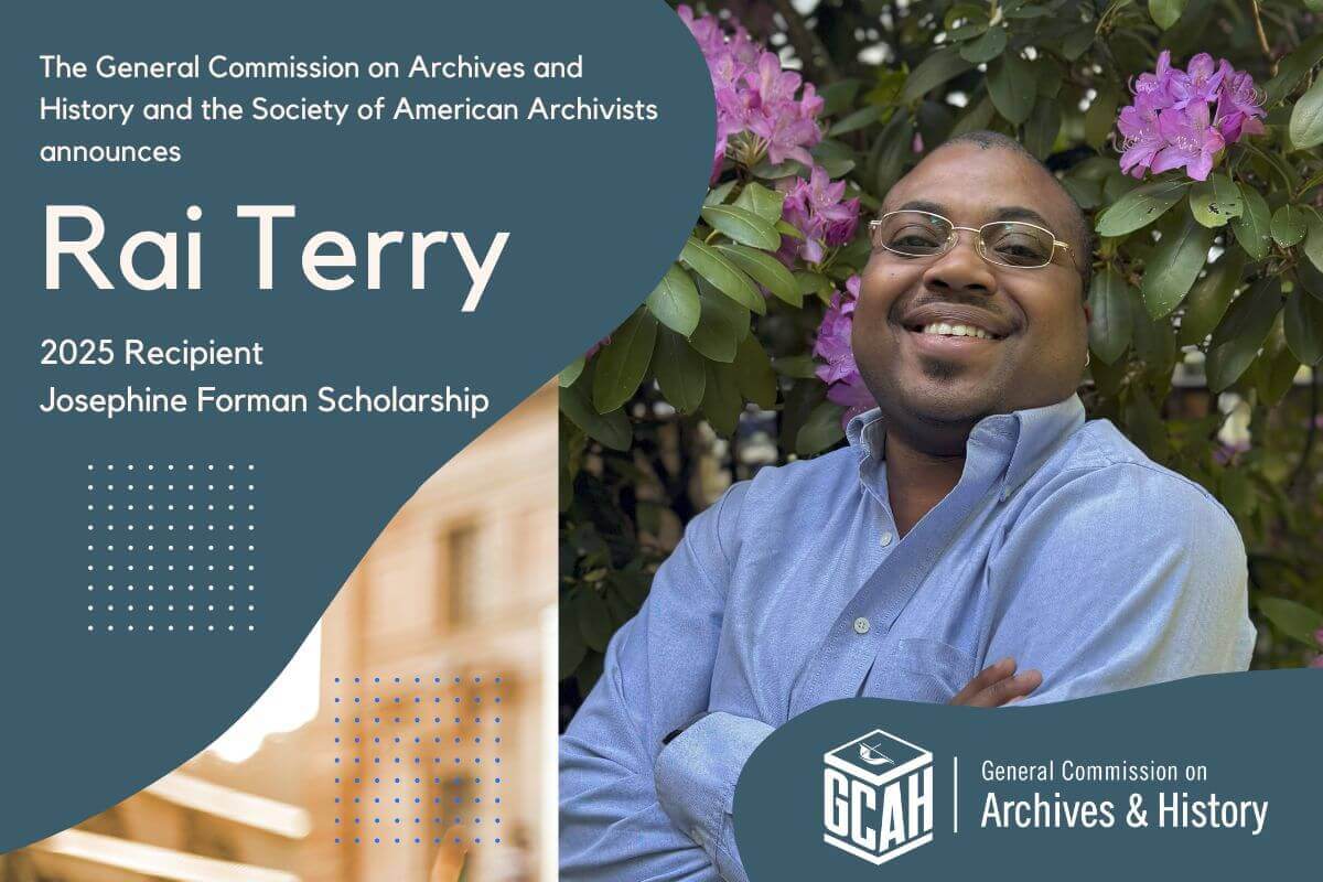 Rai Terry is the 2025 recipient of the Josephine Forman Scholarship, a $10,000 award provided to students of color pursuing graduate education in archival science.