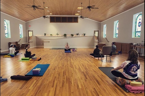 Haws Creek Commons (a ministry of Central United Methodist’s East Campus) hosting a yoga class for locals. Photo courtesy of Haws Creek Commons. Haws Creek Commons (a ministry of Central United Methodist’s East Campus) hosting a yoga class for locals. Photo courtesy of Haws Creek Commons.