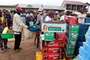 Emergency relief distribution of food and non-food items in Bunia for people displaced by violence and fighting in eastern Congo. Photo courtesy of East Congo DMO.