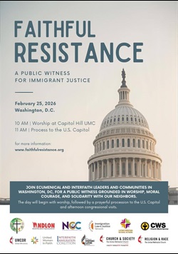 Faithful Resistance flyer