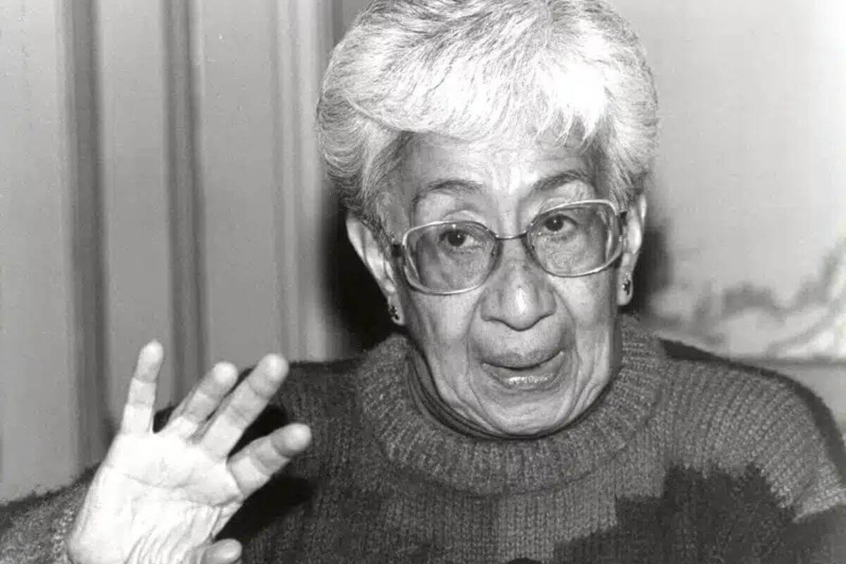 As a poet, Julia Esquivel spoke of the intersection of Liberation Theology and real life through verse.  Photo courtesy of GBHEM.