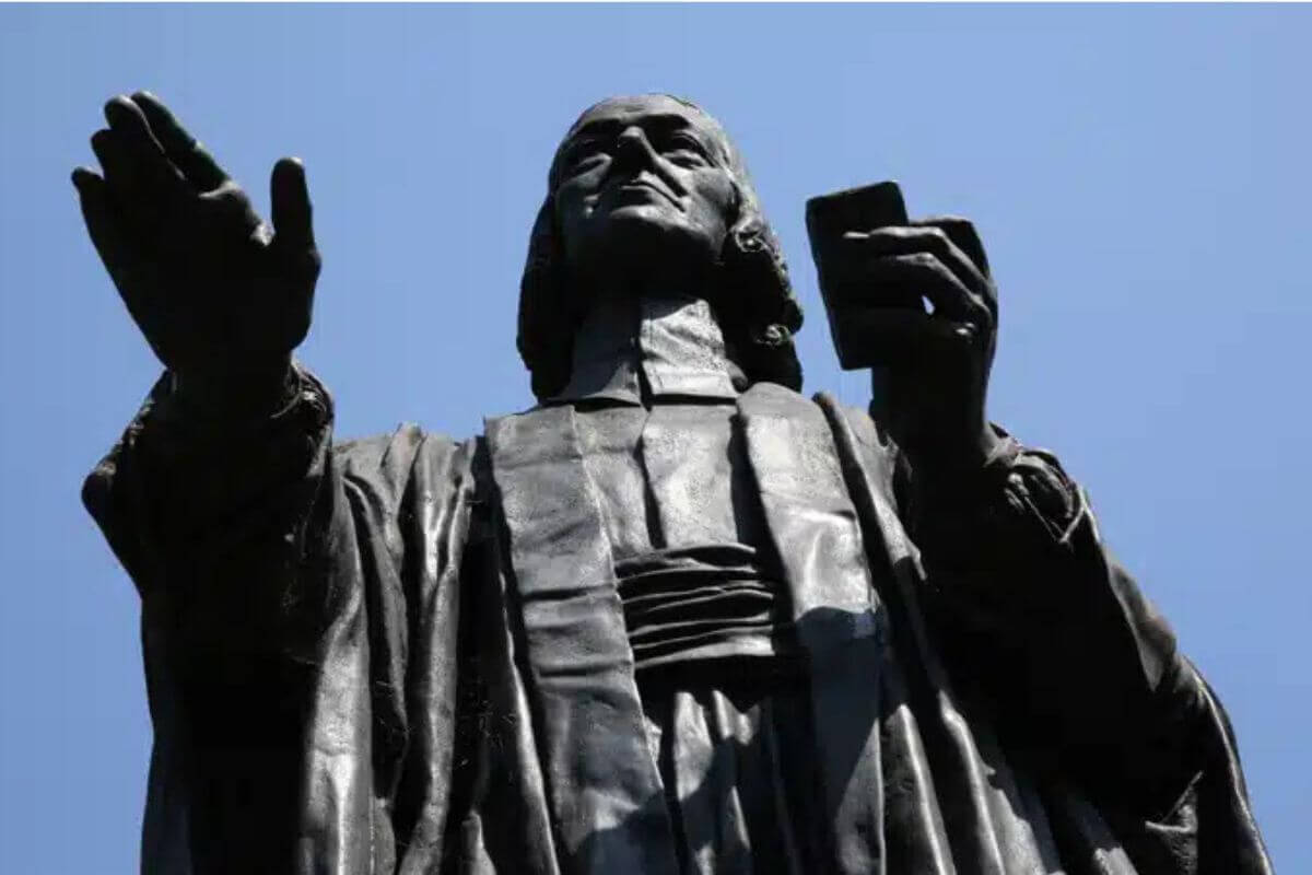 A London statue of John Wesley stands as a symbol of United Methodist heritage, underscoring the importance of theological education aligned with the church’s doctrine and mission. (Photo courtesy of Kathleen Barry, UMNews)