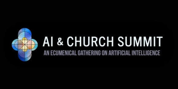 AI & Church Summit 2026 is an ecumenical gathering on artificial intelligence, human agency, and the church’s faithful response to a rapidly changing world. Graphic provided by Discipleship Ministries. 