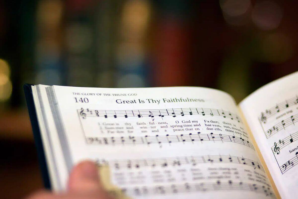 GBHEM Great is Thy Faithfulness hymnal image provided by UMNews.