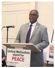 Bishop Trimble gives closing remarks.