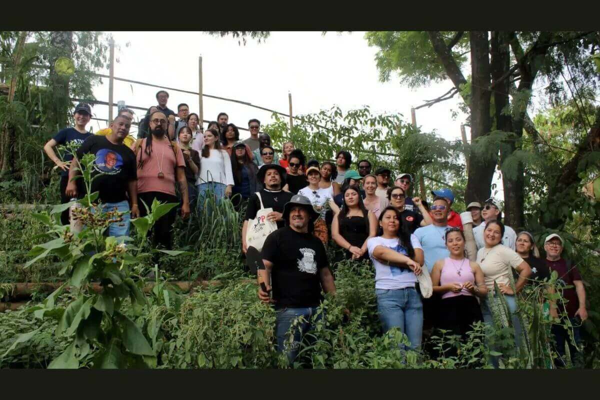 YAPP 2026 participants at the Community Garden in Siloe Village, Cali. Photo: Jin Yang Kim
