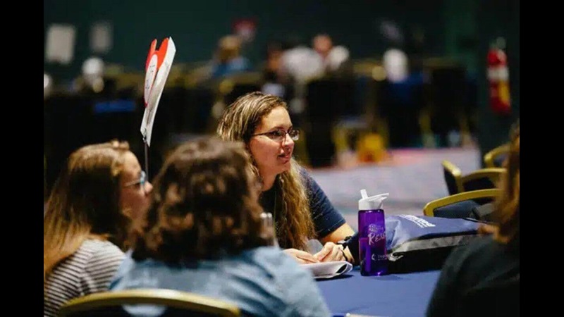 The ministry fair at EXPLORATION 2019 offered participants opportunities to engage with church leaders, discover resources and explore where God might be calling them to serve. Photo by Joseph McBrayer