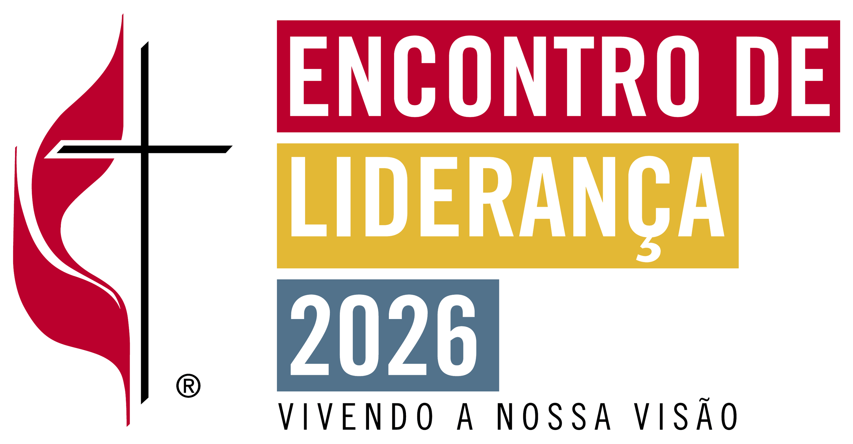 Logótipo do Encontro de Liderança 2026, Vivendo a Nossa Visão.