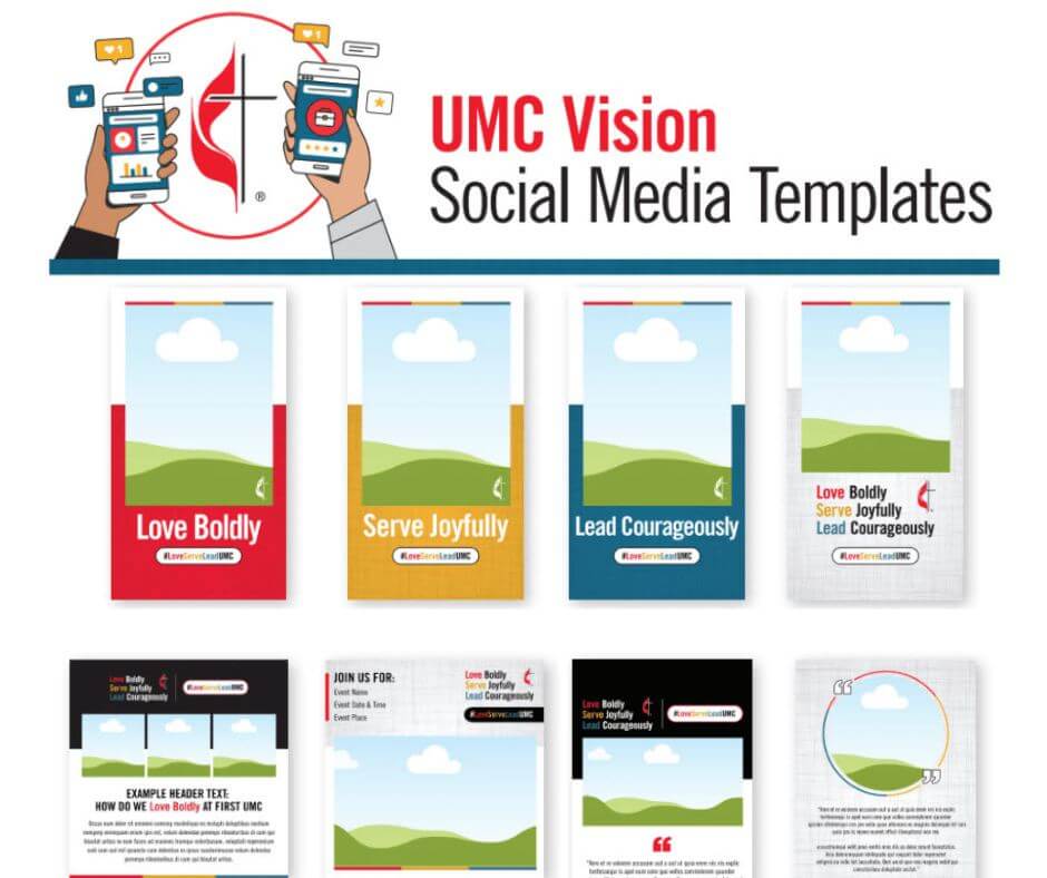 UMC Vision Social Media Templates and Resources